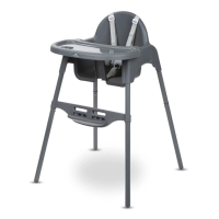 Стульчик для кормления Bebe Confort Melly Dark Grey